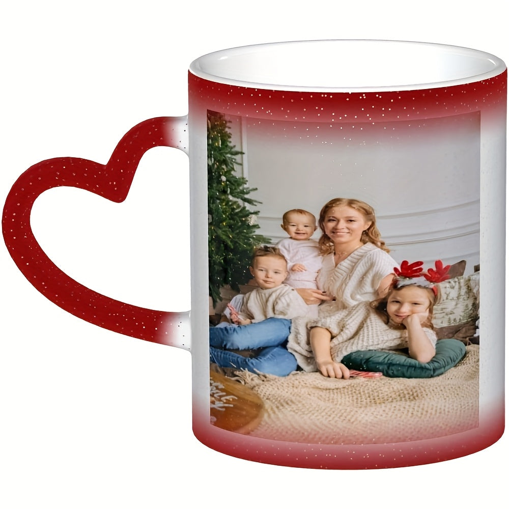 Tazza Magica Personalizzata con Foto - Tazza Ceramica Termosensibile che Cambia Colore
