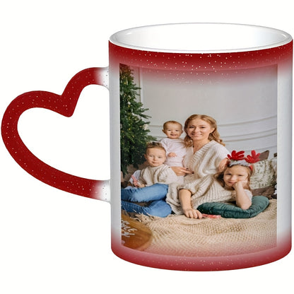 Tazza Magica Personalizzata con Foto - Tazza Ceramica Termosensibile che Cambia Colore