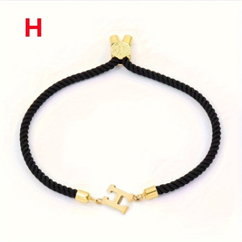 Braccialetto Donna in Acciaio con Lettere Personalizzato