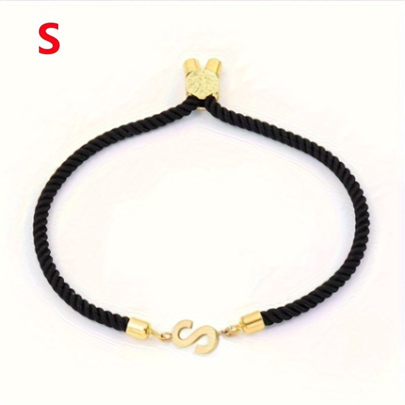 Braccialetto Donna in Acciaio con Lettere Personalizzato