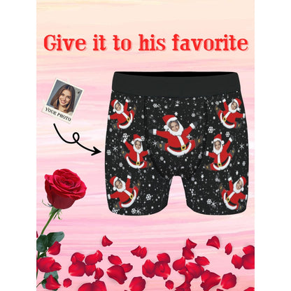 Boxer Personalizzati Uomo con Foto Nome o Testo
