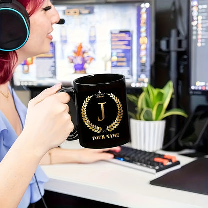 Tazza in Ceramica Personalizzata - Stampa Nome & Lettera Fortunata