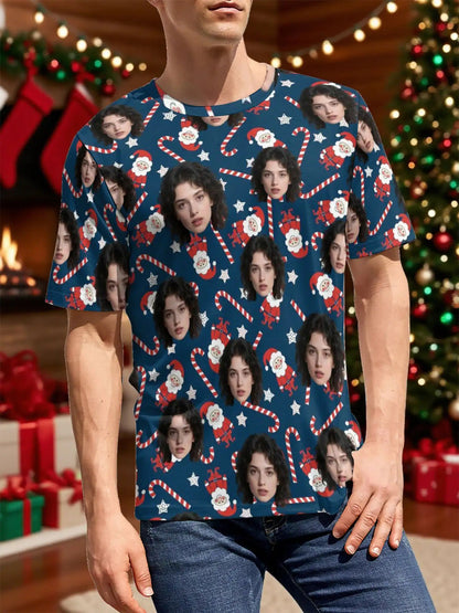 Maglietta di Natale Personalizzata da Uomo 🎅