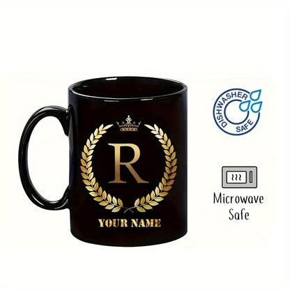 Tazza in Ceramica Personalizzata - Stampa Nome & Lettera Fortunata