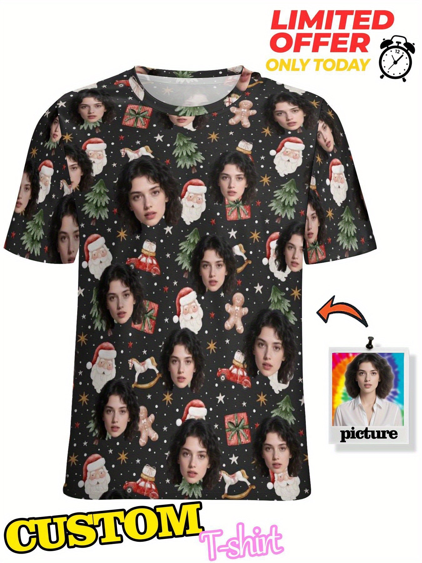 Maglietta di Natale Personalizzata da Uomo 🎅