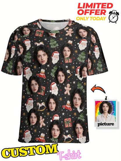 Maglietta di Natale Personalizzata da Uomo 🎅