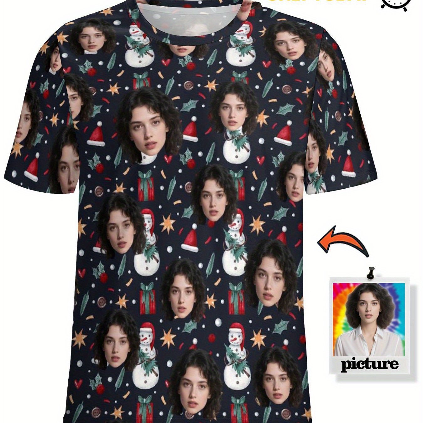 Maglietta di Natale Personalizzata da Uomo 🎅