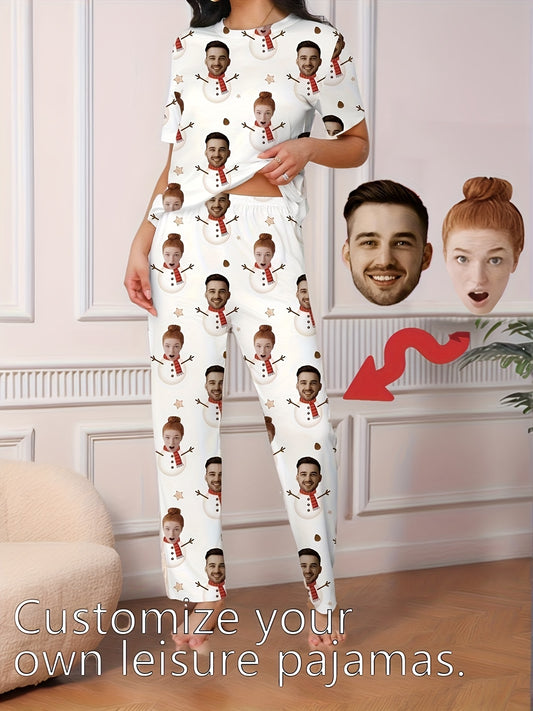 Pigiama Natalizio Divertente Personalizzato da Donna