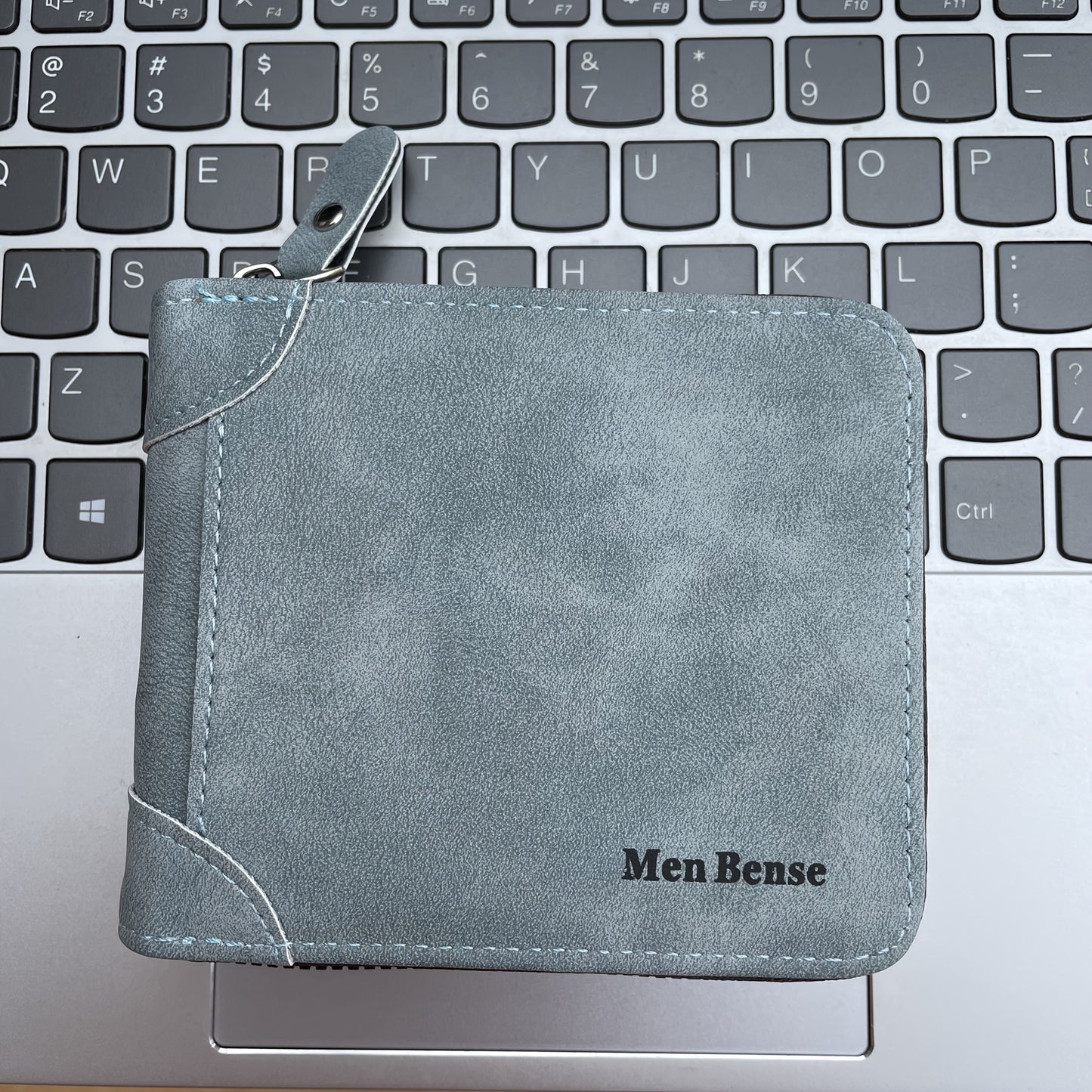 Personalized Men'S Wallet Photo Engraving Custom Faux Leather Zipper Wallet Fashionable Minimalist Suitable for Father, Boyfriend, Husband Gift Holiday Present