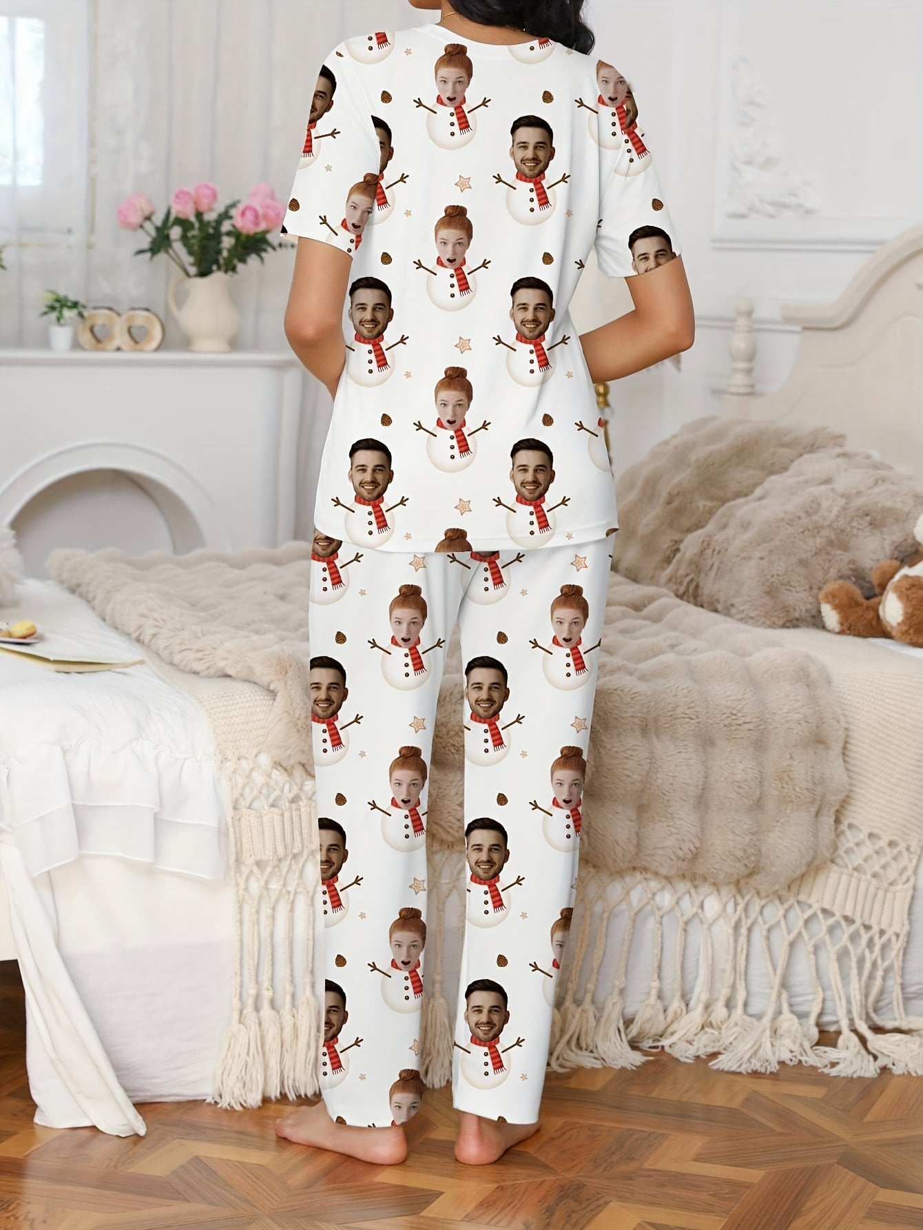 Pigiama Natalizio Divertente Personalizzato da Donna