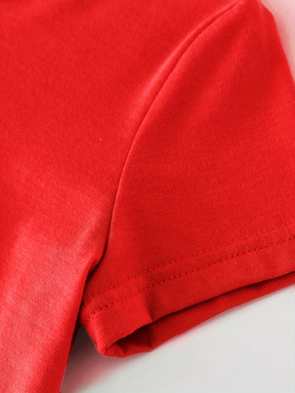 Maglietta Renna Natalizia Personalizzata con Nome Bambino