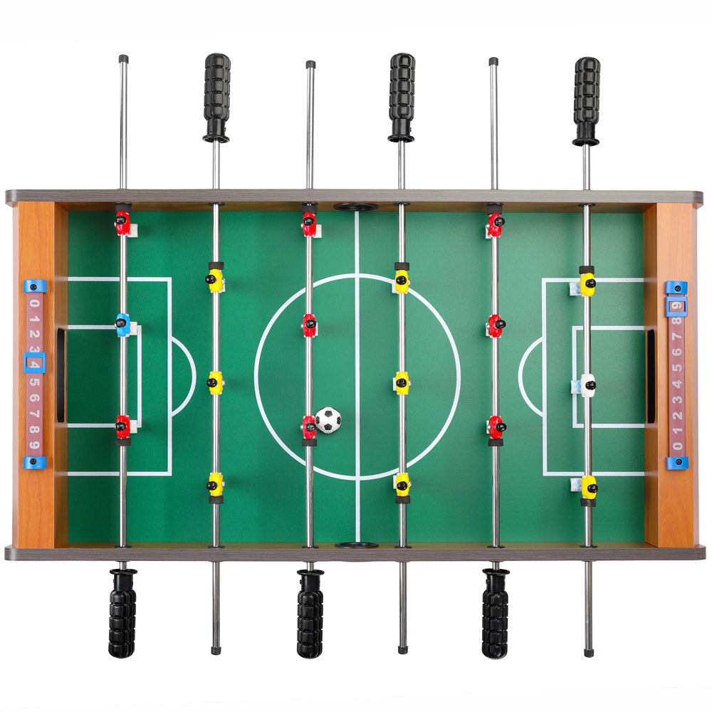 Game Table® Mini Calcio Tavolo con Altezza Regolabile, 2 Palloni e Aste Cromate 69x37x62 cm