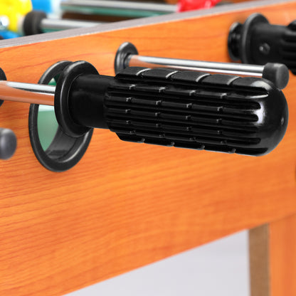 Game Table® Mini Calcio Tavolo con Altezza Regolabile, 2 Palloni e Aste Cromate 69x37x62 cm