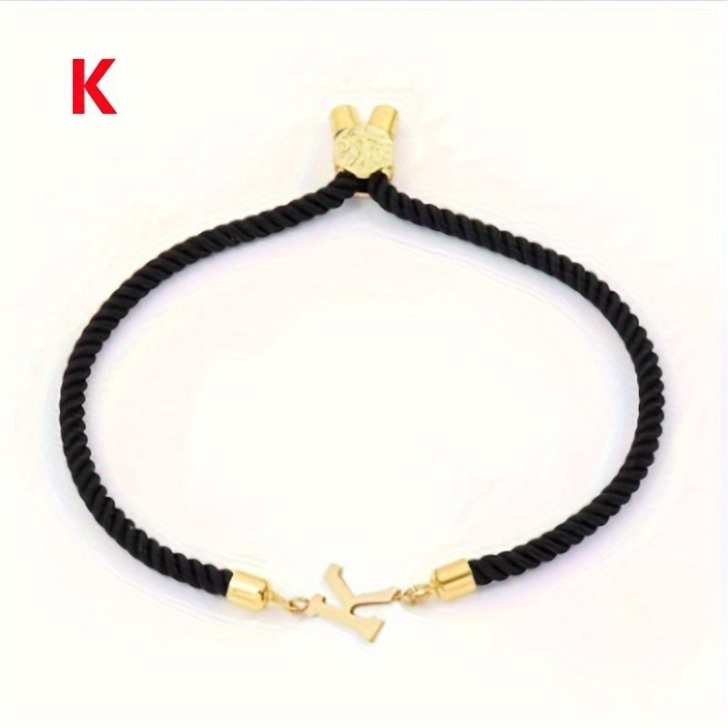 Braccialetto Donna in Acciaio con Lettere Personalizzato