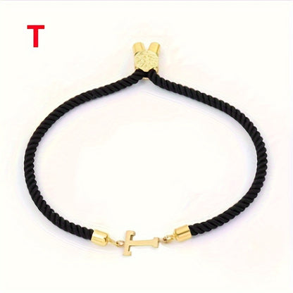 Braccialetto Donna in Acciaio con Lettere Personalizzato