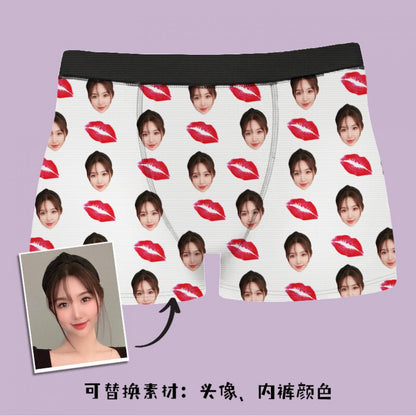 Boxer Uomo Divertenti Personalizzati Foto Idea Regalo Natale